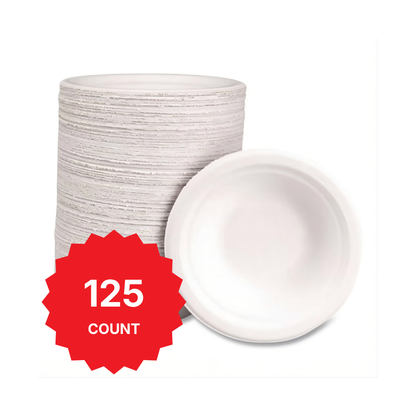 Classic 12 Oz. White Paper Bowls (125 Count)
