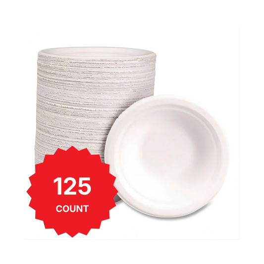 Classic 12 Oz. White Paper Bowls (125 Count)