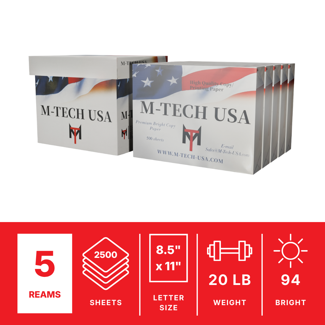 5-Ream Copy Paper Bundle